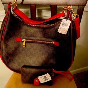 Signature Harley Hobo bag w/wallet. And NWT